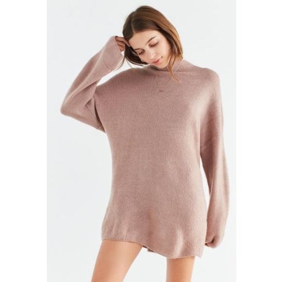 Urban Outfitters Sweaters - Urban Outfitters Fuzzy Mock-Neck Sweater